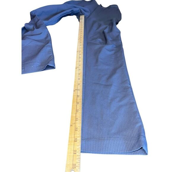 Lululemon Commute Pants Mens 30 x34 gray pinstripe with zipper pockets travel - Picture 5 of 8